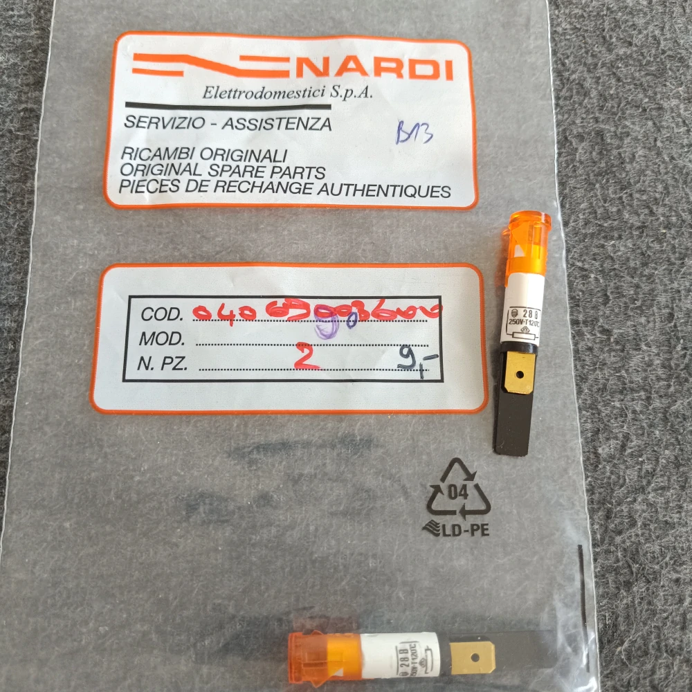 Oranžová kontrolka na rúru NARDI