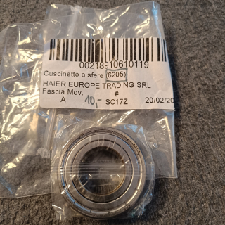 Ložisko 6205 na práčku HAIER / NARDI